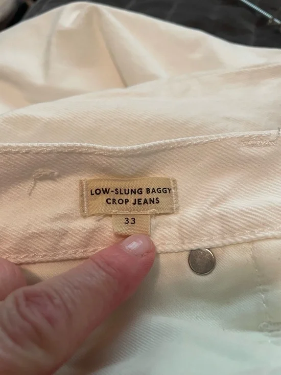 Madewell Low Slung Baggy Crop Jeans - Picture 3 of 5